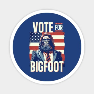 Vote For Bigfoot Sasquatch for President 2024 Election Magnet